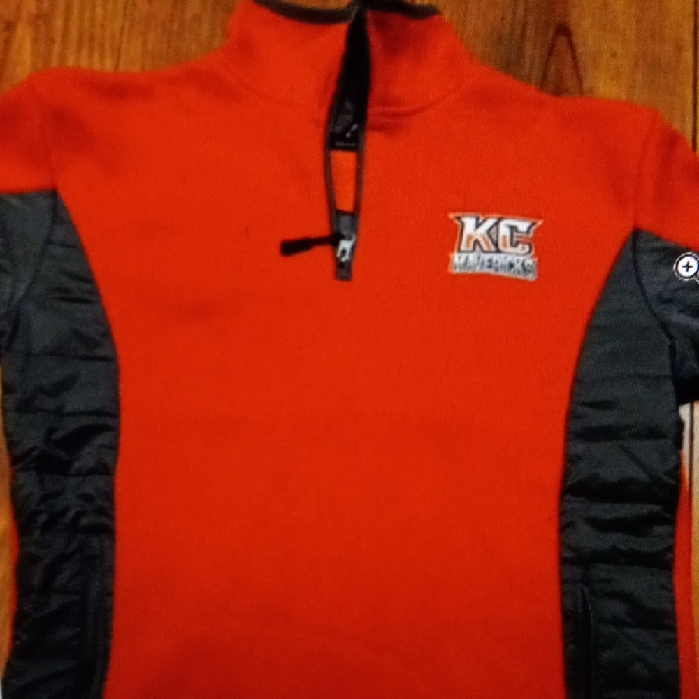 Colosseum KC Mavericks Mens SMALL 1/4 ZIP